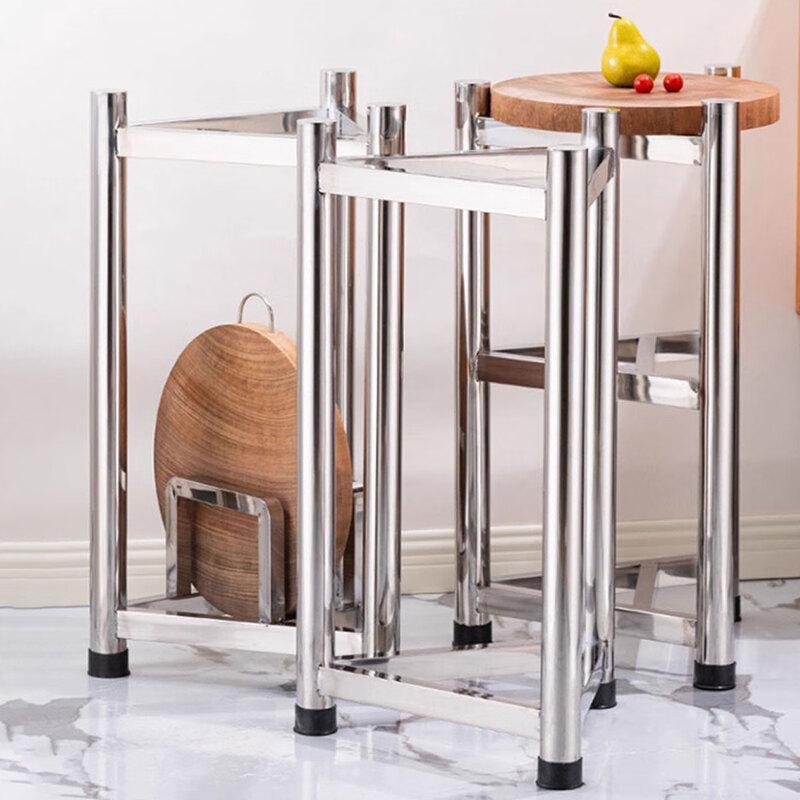 HPMILY Thickened 304 Stainless Steel Double-Layer Cutting Board Rack