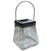 Crack Wall Design Solar Energy Lamp Square Glass Glass Table Top Solar Wall Lamp Solar Powered Solar Table Lamp Courtyard