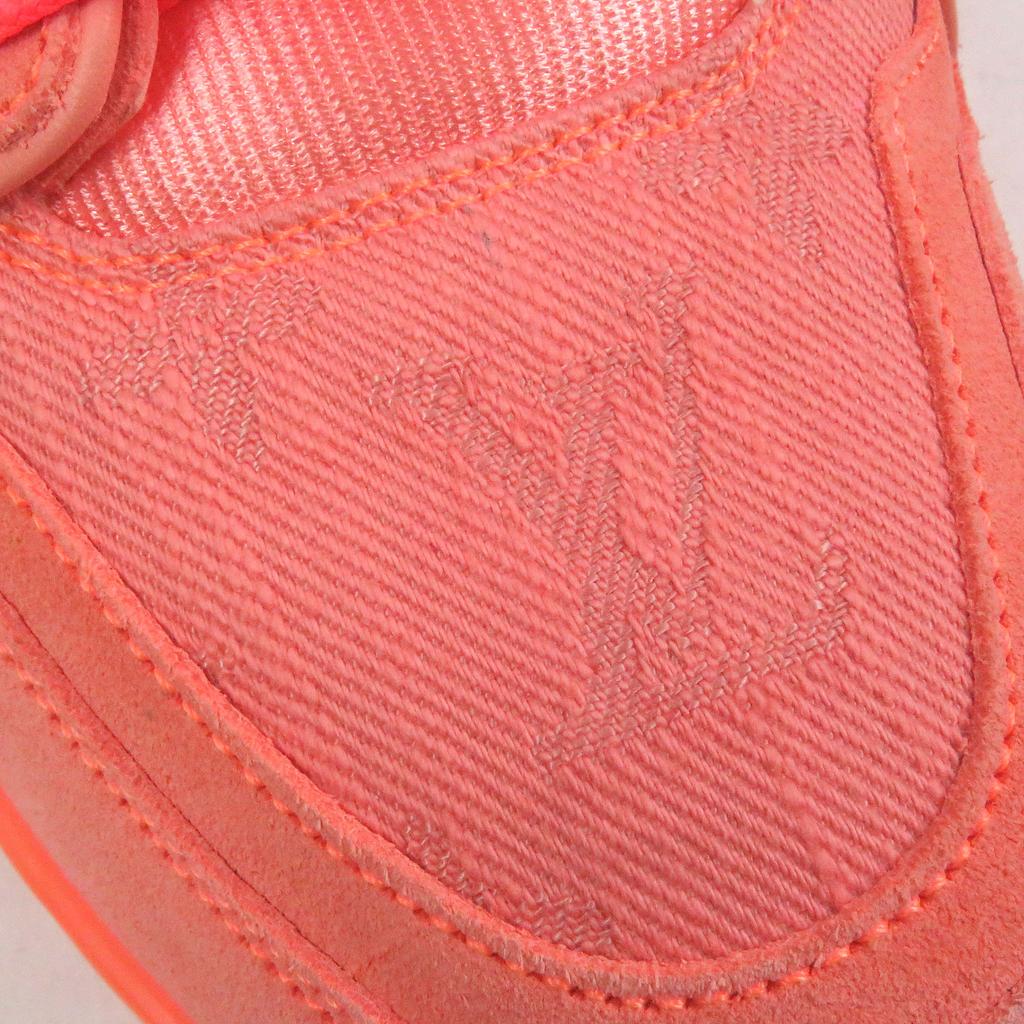 Pristine LOUIS VUITTON Low cut sneakers LV Trainer Line Monogram denim Orange Used