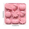 Baking Molds Silicone Shape Pumpkin Silicone Bakeware Chocolate Molds Fall Decor Maker Craft Supplies for Thanksgiving Christmas