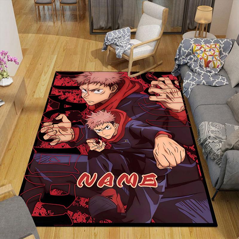 Custom 1Pc Jujutsu Kaisen Group Adventure Rug Office Carpet Indoor Outdoor Entrance Doormat Nonslip Soft And Comfortable Living Room D2915153