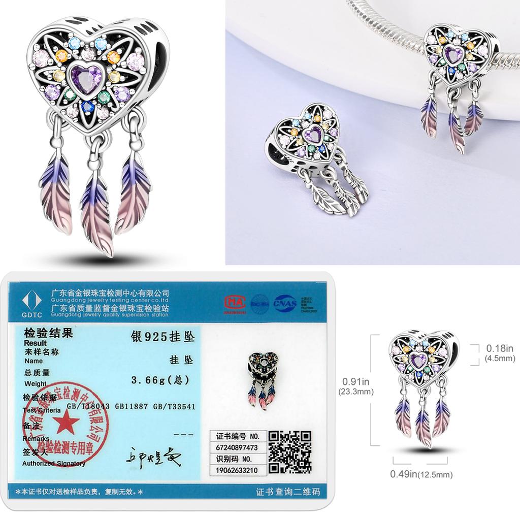 Copper Play Football Charms Bead Cz Zircon Dreamcatcher Mom Gift Pendant Fit Original Bracelet Necklace Diy Jewelry