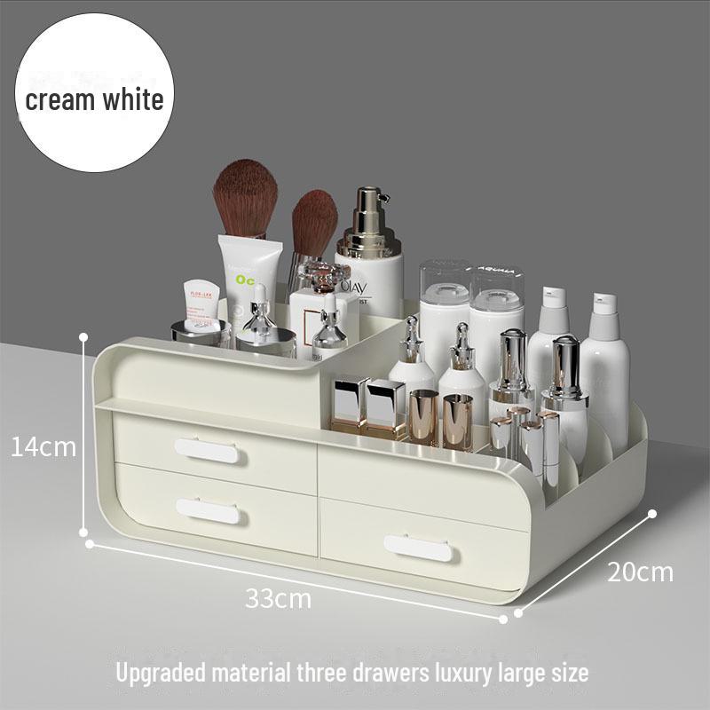 Organizator Compact pentru Birou de Dormitor: Cutie de Depozitare Machiaj și Cosmetice Stil Sertar