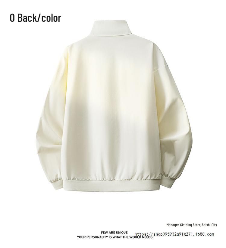 Men's Lapel Loose Bomber Jacket - Spring/Autumn 2026 Style, Casual, Comfortable, Handsome Outerwear