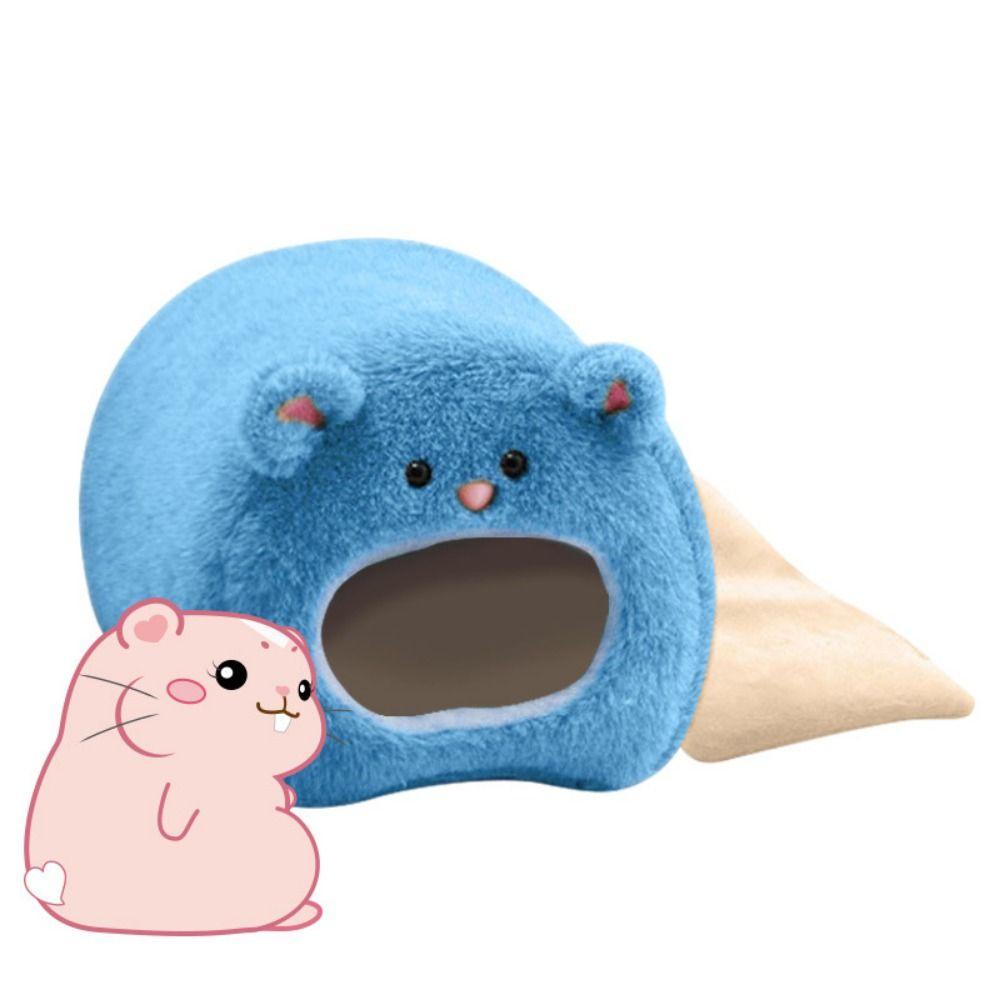 Soft Hamster Hanging Nest Cute Hamster Cage House with Mat  For Bunny/Golden Bear