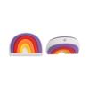 10Pcs Mini Silicone Beads Rainbow Shape Silicone Focal Beads For Jewelry Making Diy Keychain Beadable Pen Bracelet Necklace