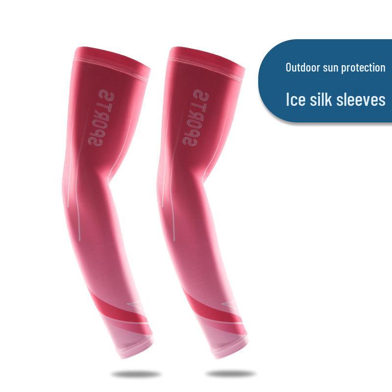 Breathable Summer Ice Silk Arm Sleeves for Sun Protection In Outdoor Sports