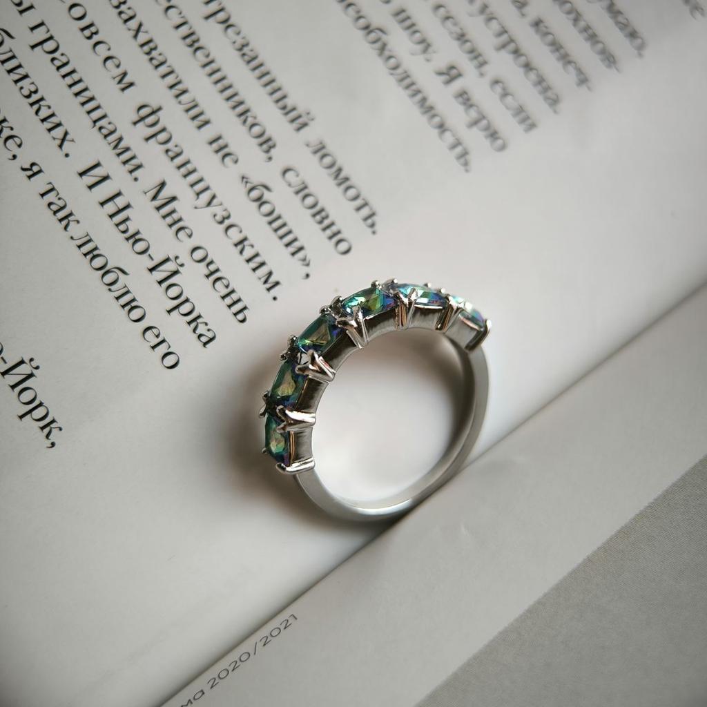 Silberring mit Mystic Topas 1,517ct, Gewicht des Produkts 3,31 g (2182511)