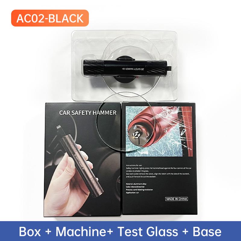 4-in-1 Mini Car Safety Hammer & Window Breaker for Emergency Escape