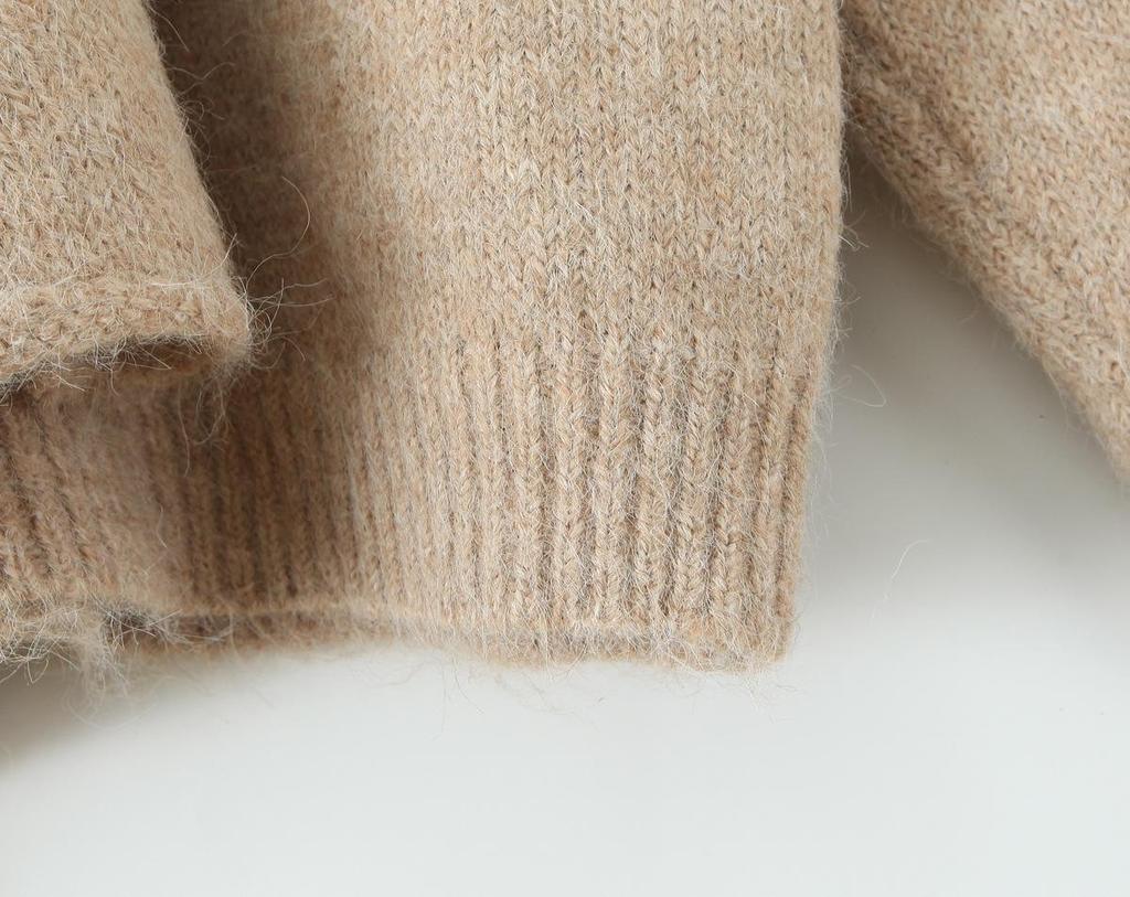 French Autumn Gentle Style Soft Knitwear Pullover and Shawl Two-Piece Set Sweater Top