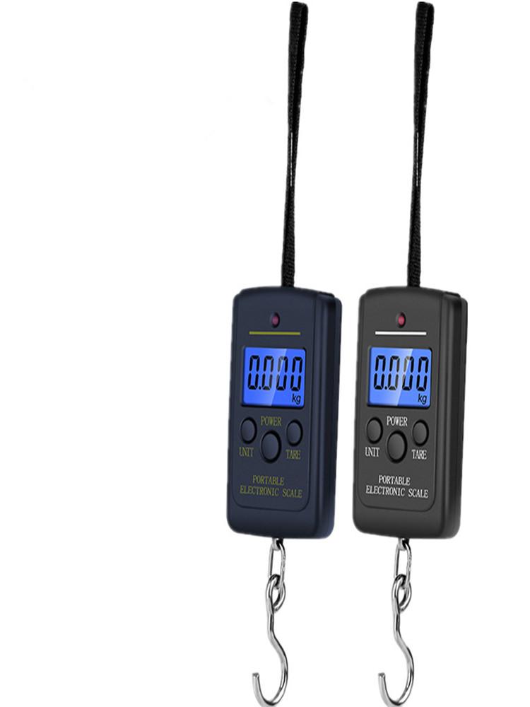 

2 шт. Многофункциональные Мини 40 кг10 г Электронные Подвесные Рыболовные Багажные Весы Баланса Портативные Цифровые Ручные Карманные Весы-Крюк для Взвешивания синий
