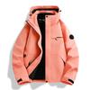 Men Women 3-in-1 Waterproof Windproof Hiking Jacket With Removable Fleece Liner Outdoor Trekking Camping Cycling