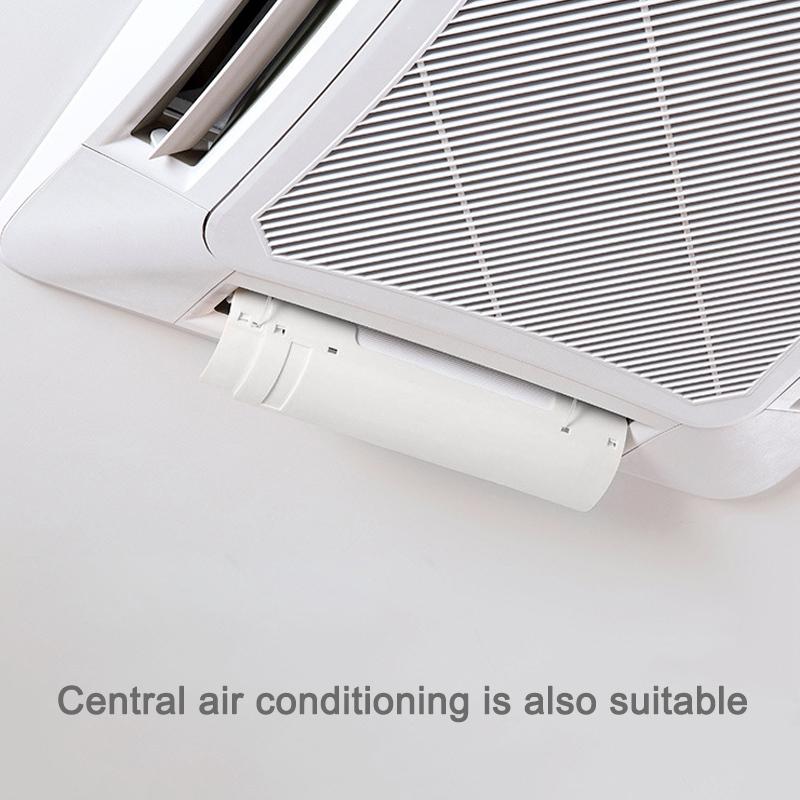 Air Conditioner Wind Deflector Retractable Adjustable Anti-Direct Blowing Air Guide Windproof Air Cooled Baffle for Bedroom