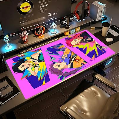Energy Kpop Gaming Mouse Pad Desk Mat Computer Desk Keyboard Mat Non-Slip Rubber Base Office and Gaming Desk Decoration