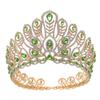 Baroque Royal Queen Large Diadem Bridal Crown Pageant Miss Headdress Bride Wedding Dress Hair Jewelry Accessories