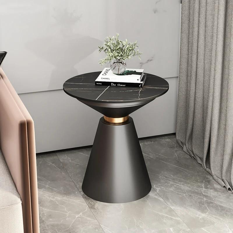 Designer Round Coffee Tables Marble Entrance Sofa Side Living Room Coffee Tables Minimalist Aesthetic Kaffee Tische Decorations