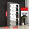 Miling 304 Stainless Steel 18-Door Slanted Top Storage Locker