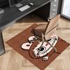 labubu Printed Absorbent Washable Carpet, Non-Slip Bathroom Mats, Kitchen Rugs, Yoga Mat,Living Room Entrance, Camping Picnic Rugs