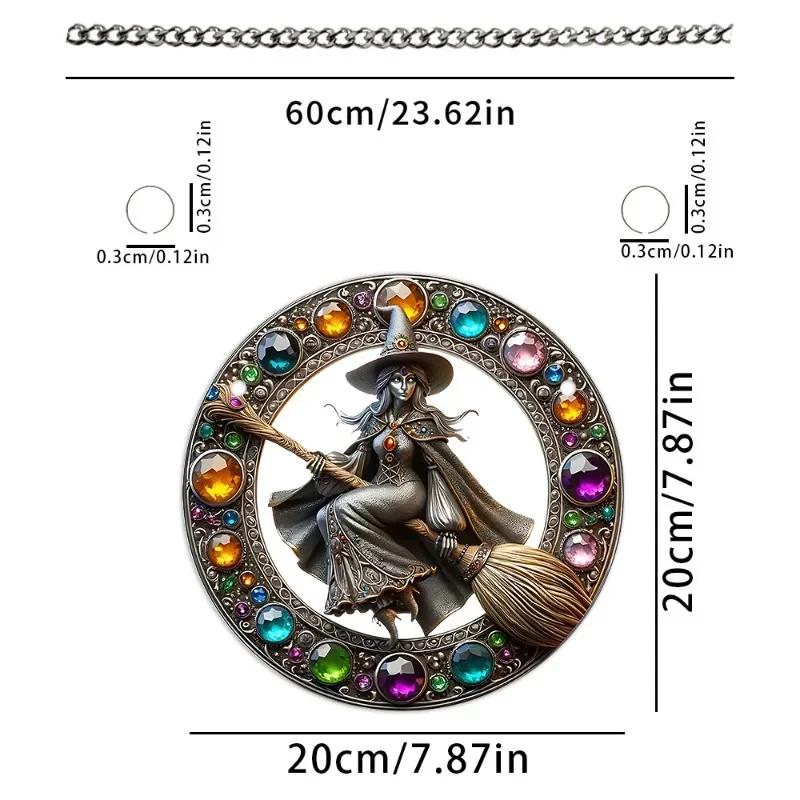 

1 шт. Волшебный драгоценный камень ведьма мультяшные персонажи окрашенный стеклянный акриловый диск цепочка кулон наружное украшение 1PCS
