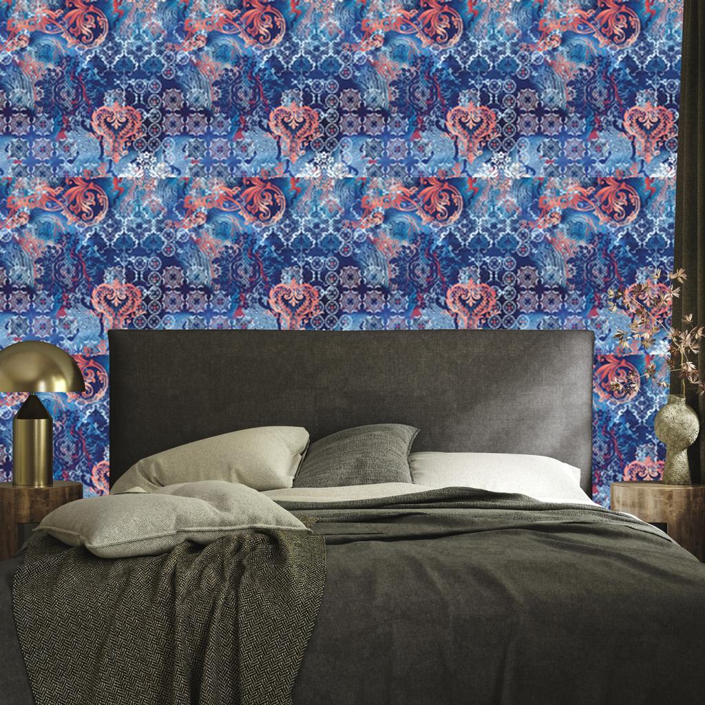 Ethnic Geometric Motifs Wallpaper for Living Room and Bedroom 50x1000