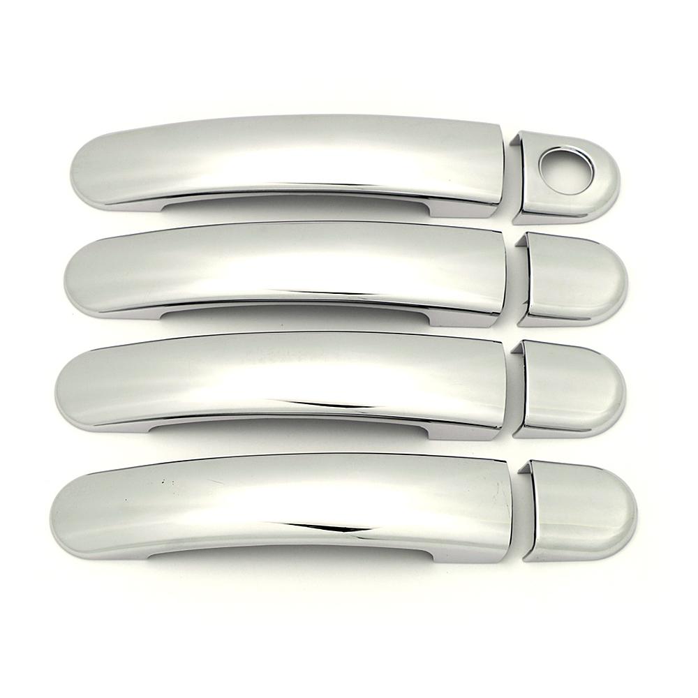 Pro Volkswagen VW GOL G5 G6 Nuevo 2009-2016 karbonová barevná dekorace, repasovaná chromovaná krytka kliky dveří, ochranná lišta