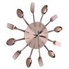 Kitchen Wall Clock Multipurpose Cutlery Kitchen Utensil Clock for Kitchen Restaurant Home Decor