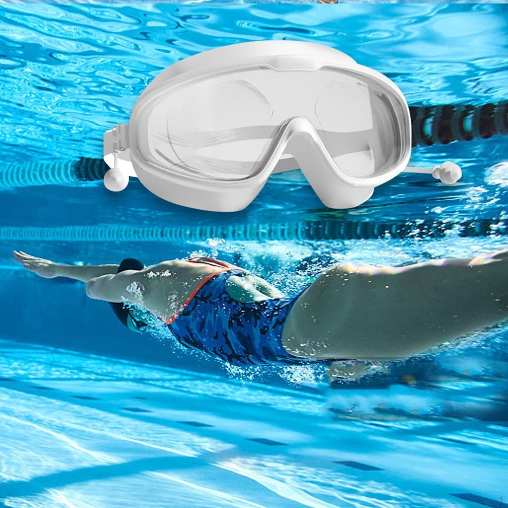 Myopia Swimming Goggles Swim Glasses Unisex Adjustable Anti Fog Professional 200 Degree