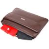 Stylish Clutch for Men Made of Genuine Leather CANPELLINI 21548 Brown