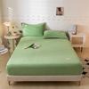 High-quality Soft Velvet Fitted Sheet with Elastic Bands Non Slip Adjustable Mattress Covers for Single Double King Queen Bed 160x200cm