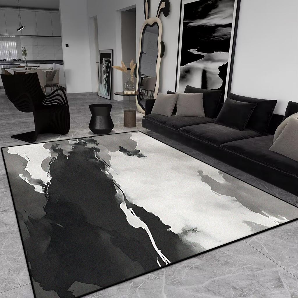 Nordic Abstract CARPET FOR LIVE ROOM Home Decoration Bedroom Large Area Rugs Washable Antiskid Lounge Floor Office Mats Bedside
