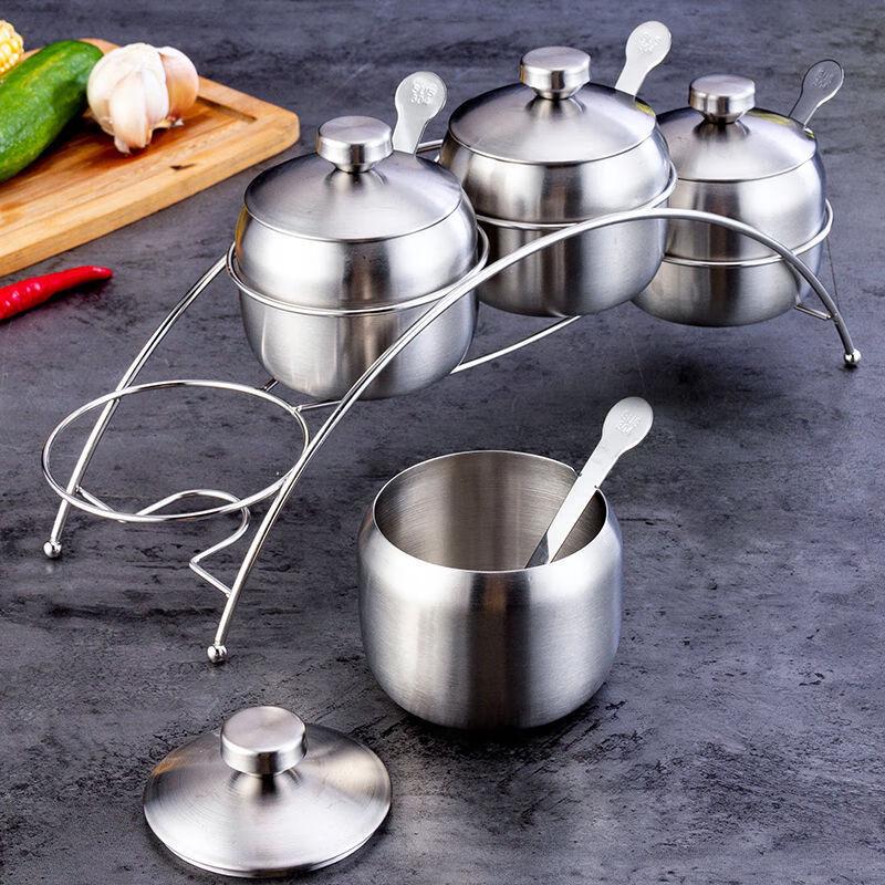 Riyue Xingchen 304 Stainless Steel Seasoning Jar Set