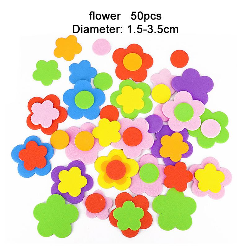 Sponge Sticker EVA Foam Children Handmade DIY Decorative Stickers Self-Adhesive Cartoon Style Soft Birthday Gifts Rewards TMZ