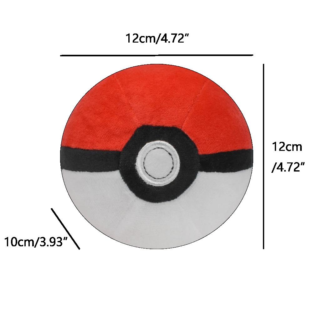 Master Ball Great Ball Ultra Ball Poké Ball Plush Toys Soft Stuffed Animals Cartoon Backpack Pendant Decoration Toy Birthday