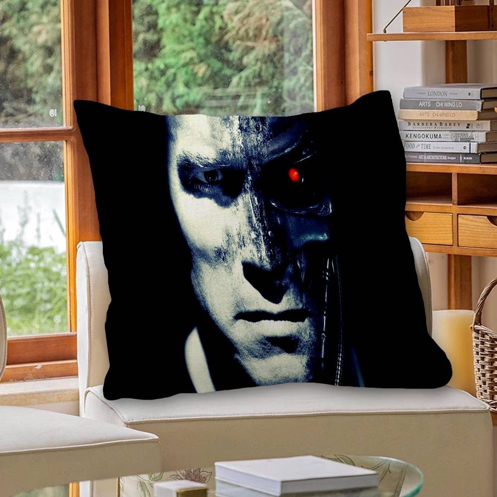 Terminator Movie Pillow Cover for Bedroom Room and Living Room Sofa Decorative Cushion Cover