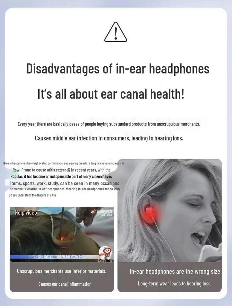 Bone Conduction Wireless Bluetooth Earbuds - 2026 Model, Ear Clip/Hooks for Men & Women Sports