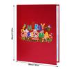 Merry Christmas Cards 3D Holiday Card With Music And Light Celebration Keepsake For Kids Boys Girls Family Greetings Birthday