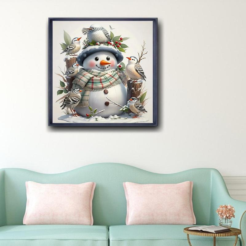 Full 5D DIY Diamond Painting Snowman Diamond Embroidery Full Cross Stitch Home Decoration Handmade Gift