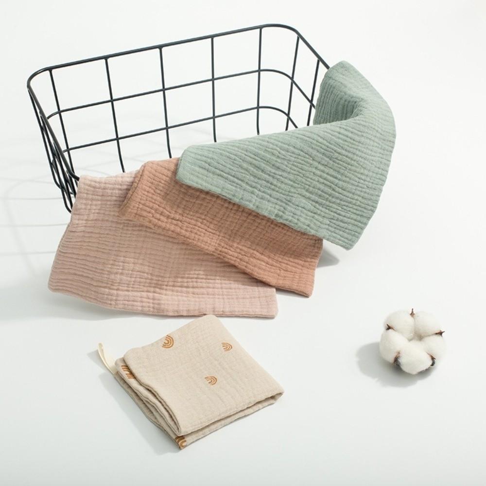 4-lagiger reiner Baumwoll-Baby-Waschlappen, weiches Neugeborenen-Spucktuch, neue quadratische Handtücher