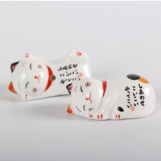 Yousheng Chopsticks Spoon Stand for Home Rest Dinner Sturdy Ceramic Holder Interesting