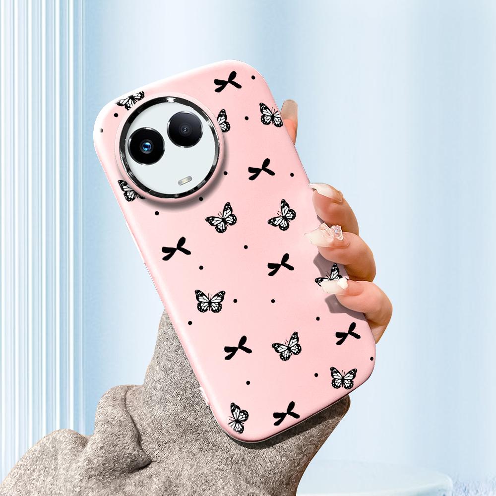 

Сплошной цвет с серебряным краем линзы, жирный корпус, мягкий ТПУ, жидкий силиконовый чехол, противоударный чехол для телефона для OPPO Reno Realme OnePlus OPPO A9 2020 розовый