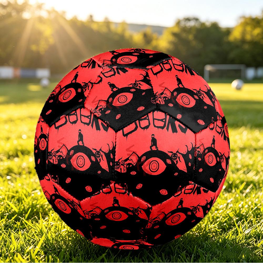Size 5 Football Doors Pattern, Wear‑Resistant Soccer Ball for Match Training Daily Sports Play