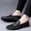 Casual Shoes Men Comfortable Genuine Leather Mens Loafers Handmade Design Flats Sneakers Slip On Lazy Driving Brand Men Shoes