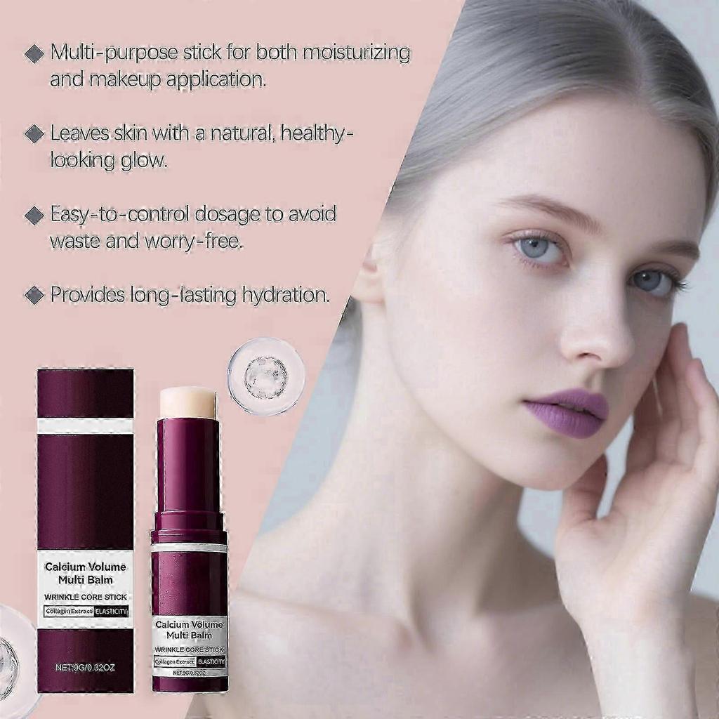 Calcium Multi Balm, Calcium Volume Multi Balm, Wrinkle Core Stick, Collagen Moisturizing Stick, Anti-aging Firming Serum Stick New Arrival S05