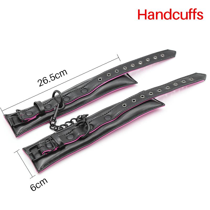 Miękka regulowana gąbka igła klamra kajdanki kostki mankiet kołnierz ograniczenia BDSM zabawki ograniczenia seks erotyczny Bondage