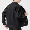 Denim Jacket Men's Spring and Autumn New Loose Casual Jacket Men's New Trendy Men's Tops Solid Color Korean Style Casual Wear