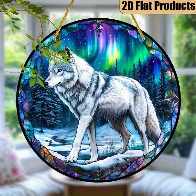 2D Flat Acrylic Arctic Landscape Decoration, No Need for Batteries/electricity, Unique Indoor/outdoor Decoration, Multi-purpose Traditional Styl