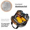 Vibrant Rider On Horseback In Flames Insulated Lunch Bag for Women Kids Portable Food Boxes Thermal Lunch Box Tote