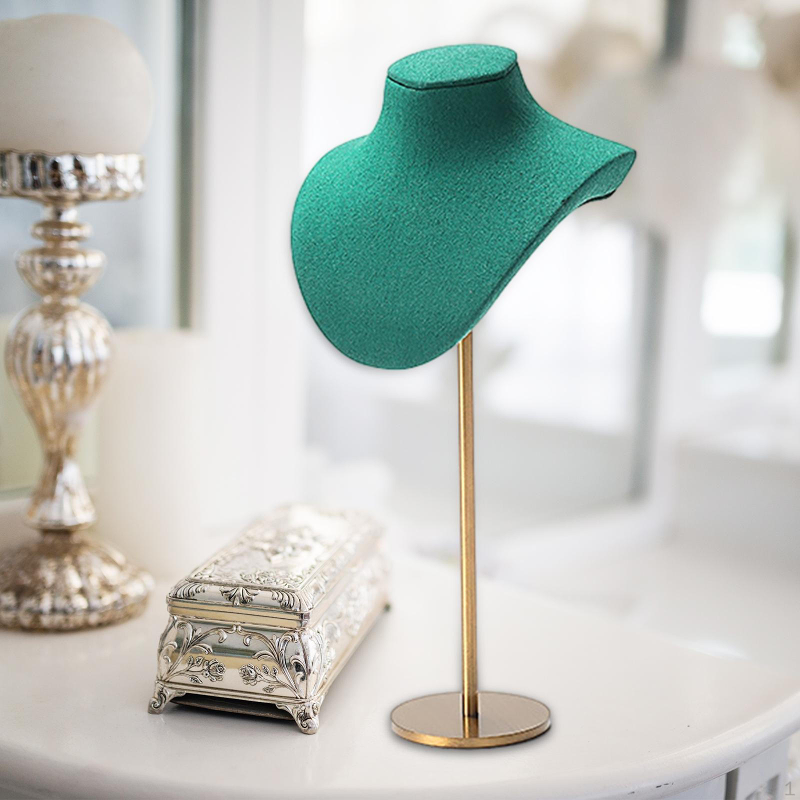 

Ожерелье, цепочка, ювелирные изделия, бюст, стенд, манекен, элегантная подвесная модель зелёный