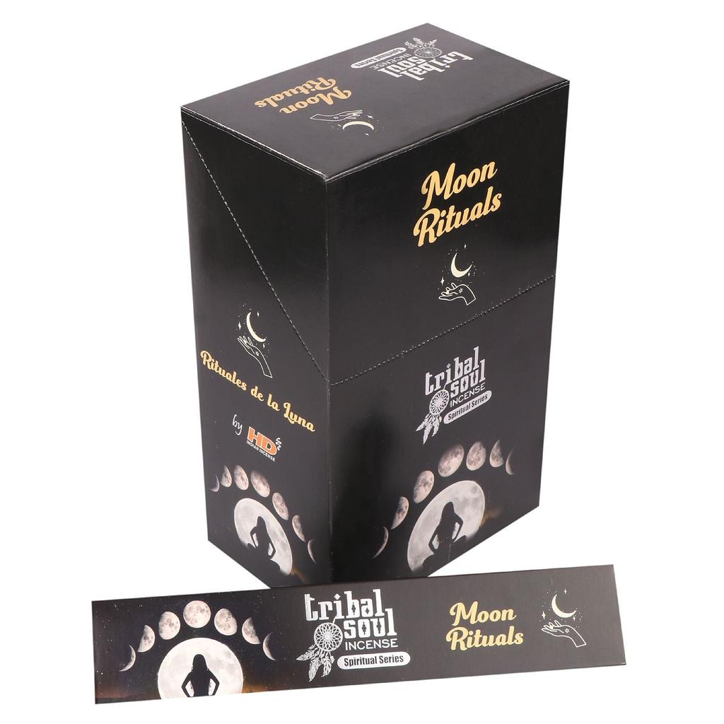 6x Incense Sticks And Holder - Moon Ritual Tribal Soul