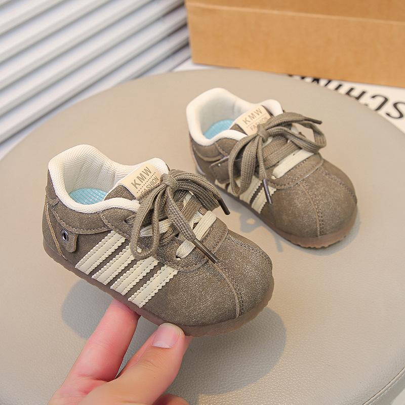 Two-year-old Girl Casual Shoes Baby Shoes Spring and Autumn Lightweight Single Shoes Children Soft Baseplate Shoes Moral Training Shoes Classmate Tide